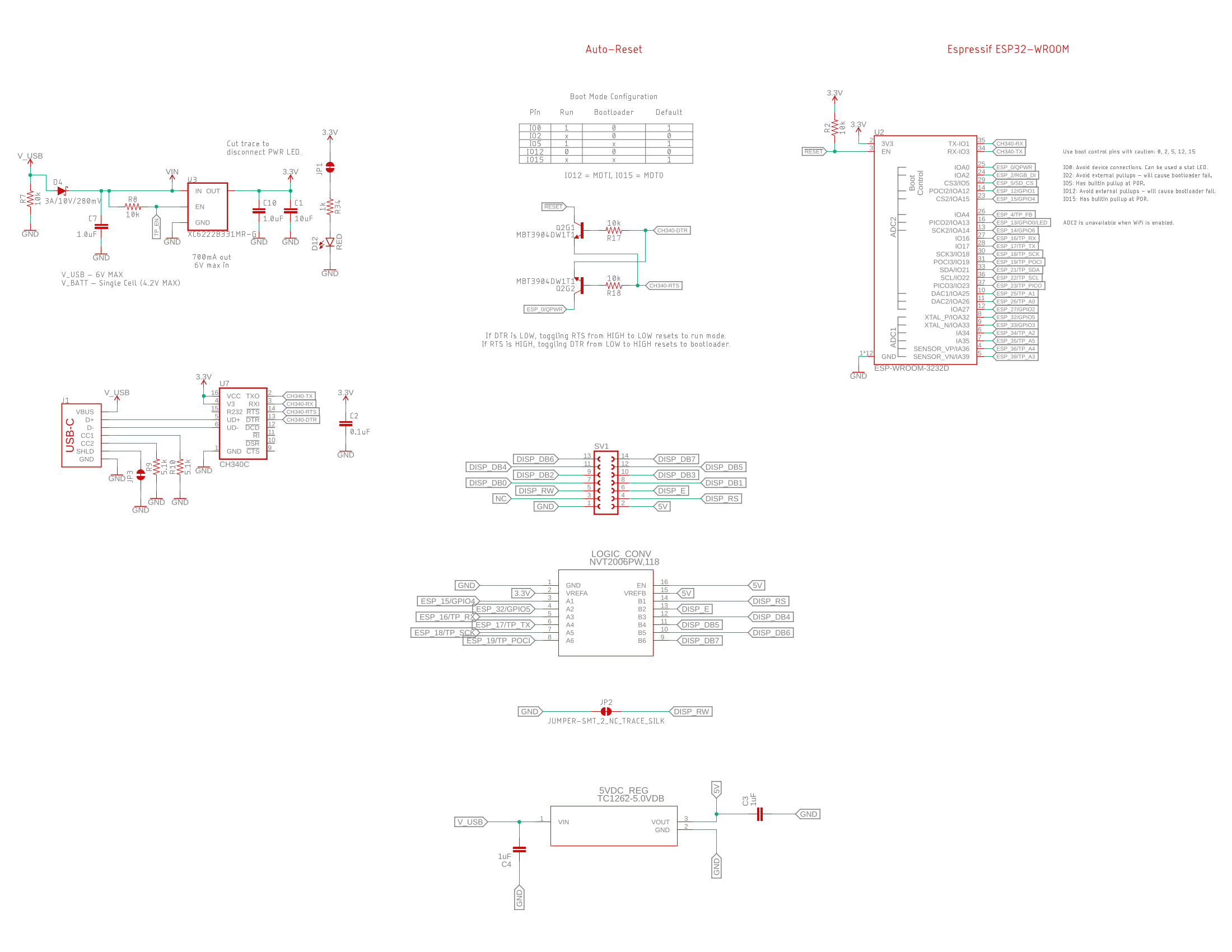schematic of the pcb
